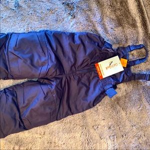 Kids 3T -Blue Snow Bibs- NWT